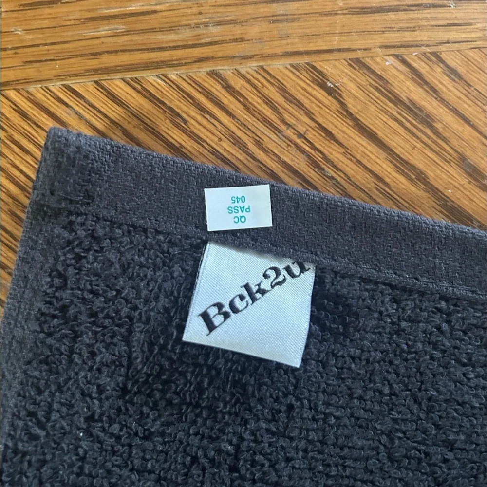 Black Makeup Washcloth